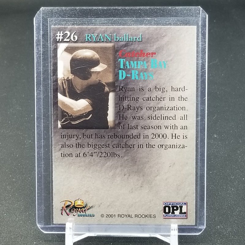 2001 ROYAL ROOKIES - R. BALLARD - #26 - #'D/5950 - AUTOGRAPH