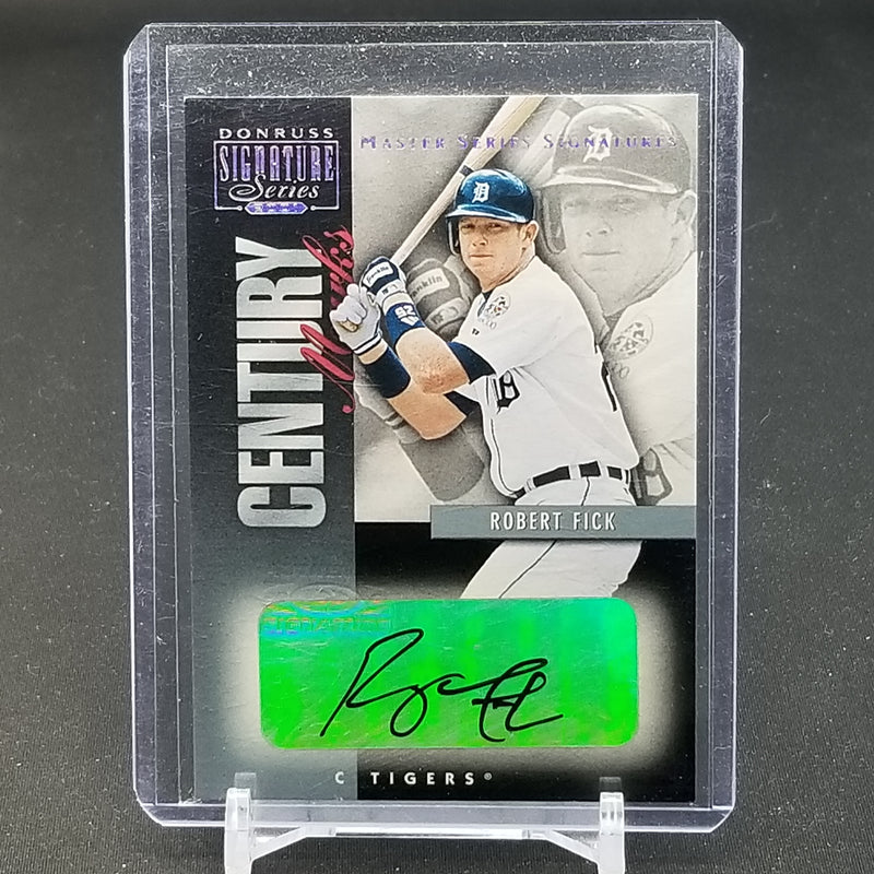2001 DONRUSS - SIGNATURE SERIES - R. FICK - AUTOGRAPH
