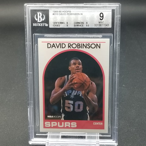 1989 HOOPS - D. ROBINSON - #310 - BGS 9