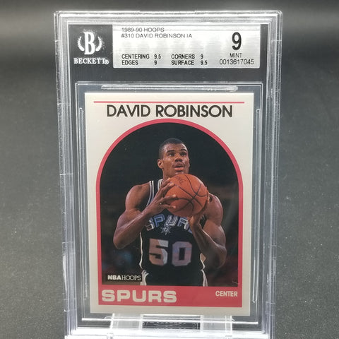 1989 HOOPS - D. ROBINSON - #310 - BGS 9