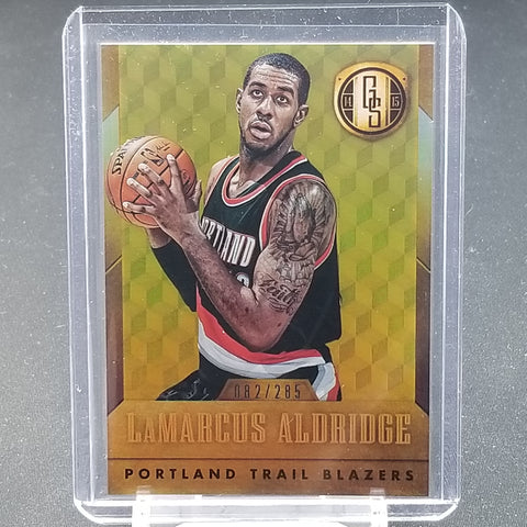 2014 PANINI GOLD STANDARD - L. ALDRIDGE - #127 - #'D/285