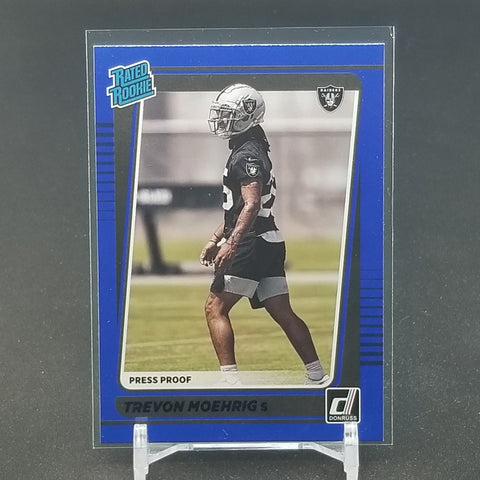 2021 PANINI DONRUSS - BLUE PRESS PROOF - RATED ROOKIE - T. MOEHRIG - 350 - RC