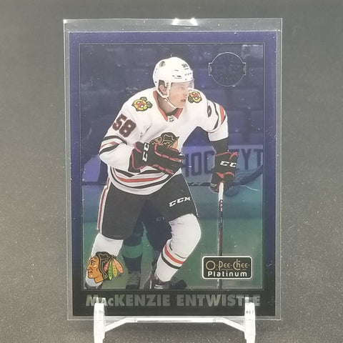 2020 UPPER DECK O-PEE-CHEE PLATINUM - RETRO - BLUE RAINBOW - M. ENTWISTLE - #R-83 - RC