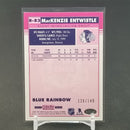2020 UPPER DECK O-PEE-CHEE PLATINUM - RETRO - BLUE RAINBOW - M. ENTWISTLE -