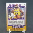 2020 PANINI DONRUSS - FRANCHISE FEATURES - L. JAMES -