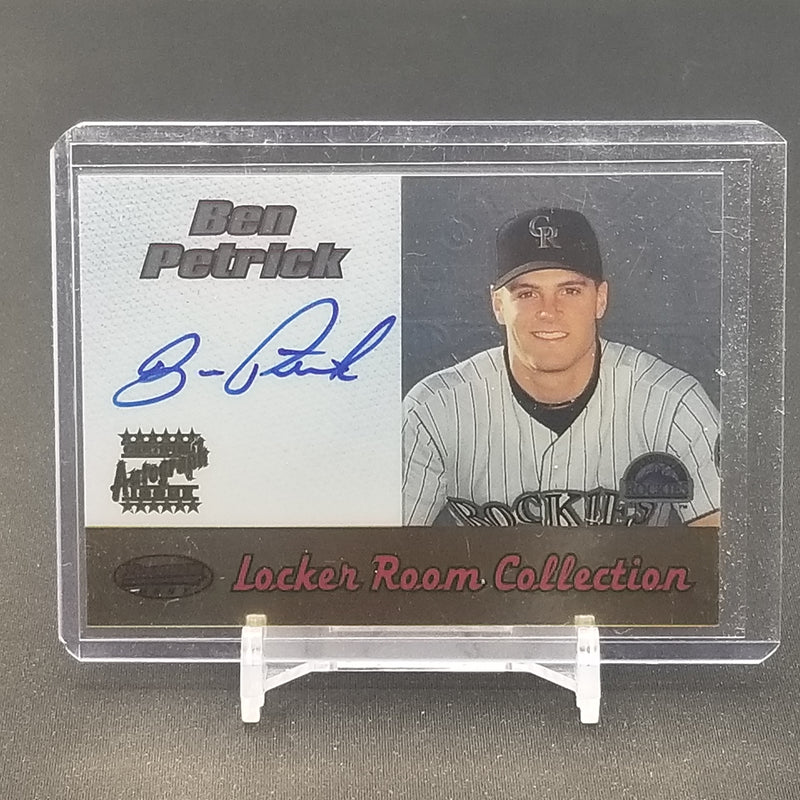 2000 TOPPS BOWMAN'S BEST - LOCKER ROOM COLLECTION - B. PETRICK -