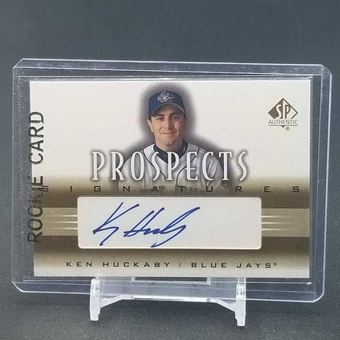 2002 UPPER DECK SP AUTHENTIC - PROSPECTS SIGNATURES - K. HUCKABY - #P-KH - AUTOGRAPH