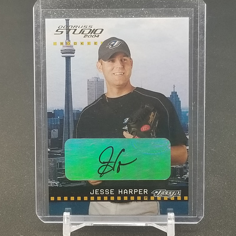 2004 DONRUSS PLAYOFF - STUDIO - J. HARPER - #218 - #'D/800 - AUTOGRAPH - RC