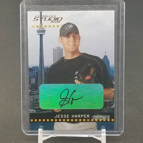 2004 DONRUSS PLAYOFF - STUDIO - J. HARPER - #218 - #'D/800 - AUTOGRAPH - RC