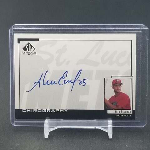1999 UPPER DECK SP TOP PROSPECTS - CHIROGRAPHY - A. ESCOBAR - #AE - AUTOGRAPH