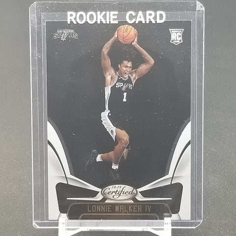 2018 PANINI CERTIFIED - L. WALKER IV - #168 - RC