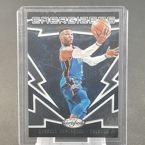 2018 PANINI CERTIFIED - ENERGIZERS - R. WESTBROOK - #E-4