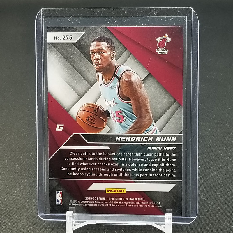 2019 PANINI CHRONICLES XR - PINK - K. NUNN -