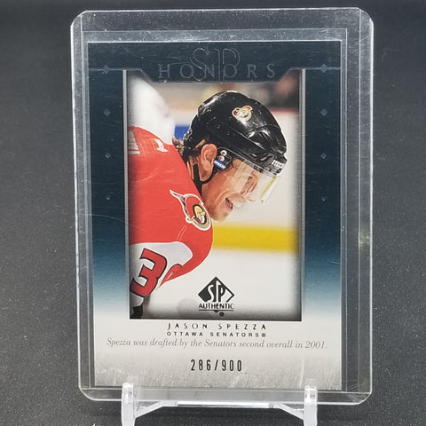 2004 UPPER DECK SP AUTHENTIC - SP HONORS - J. SPEZZA - #H18 - #'D/900