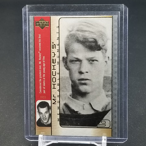 2003 UPPER DECK - MEMORABLE MOMENTS - MR. HOCKEY - #GH1