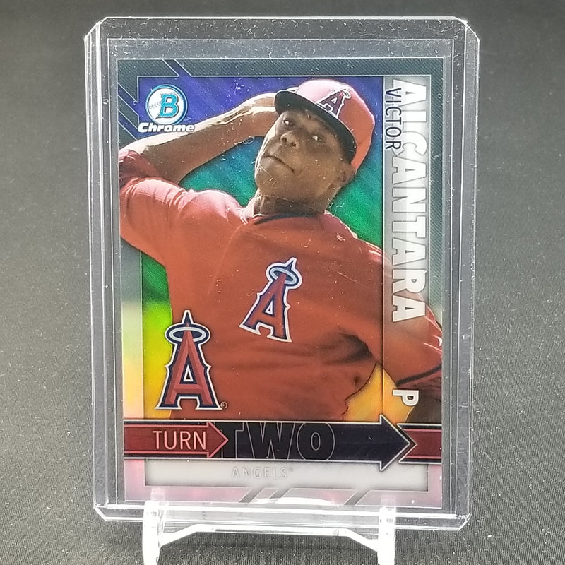 2016 TOPPS BOWMAN CHROME - TURN TWO - V. AICANTARA/ J. GATTO -