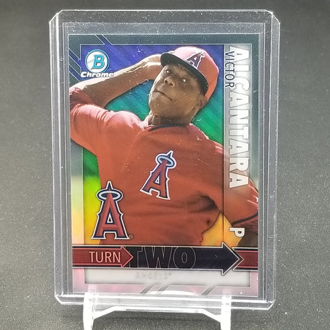 2016 TOPPS BOWMAN CHROME - TURN TWO - V. AICANTARA/ J. GATTO - #TT-NE
