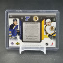 2005 TOPPS ROOKIE UPDATE - ROOKIE INSPIRATIONS - L. STEMPNIAK/ P. BERGERON - #233 - #'D/999 - DUAL JERSEY