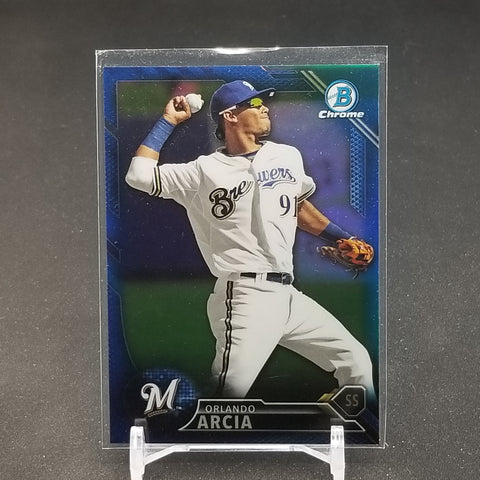 2016 TOPPS BOWMAN CHROME -BLUE - O. ARCIA - #BCP2 - #'D/150