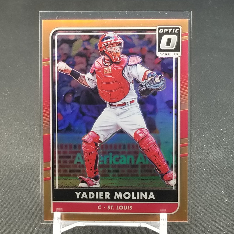 2016 PANINI DONRUSS OPTIC - ORANGE - Y. MOLINA - #73 - #'D/199