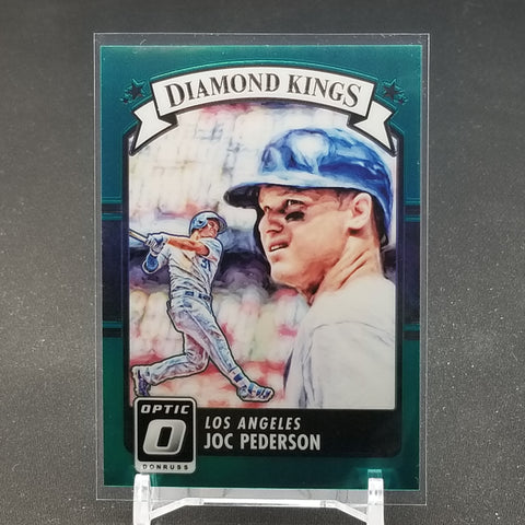 2016 PANINI DONRUSS OPTIC - DIAMOND KINGS - AQUA REFRACTOR - J. PEDERSON - #14 - #'D/299