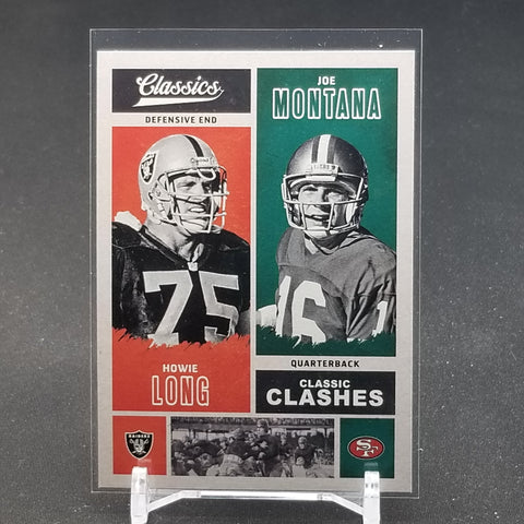 2017 PANINI CLASSICS - CLASSIC CLASHES - H. LONG/ J. MONTANA - #CC-HLJM