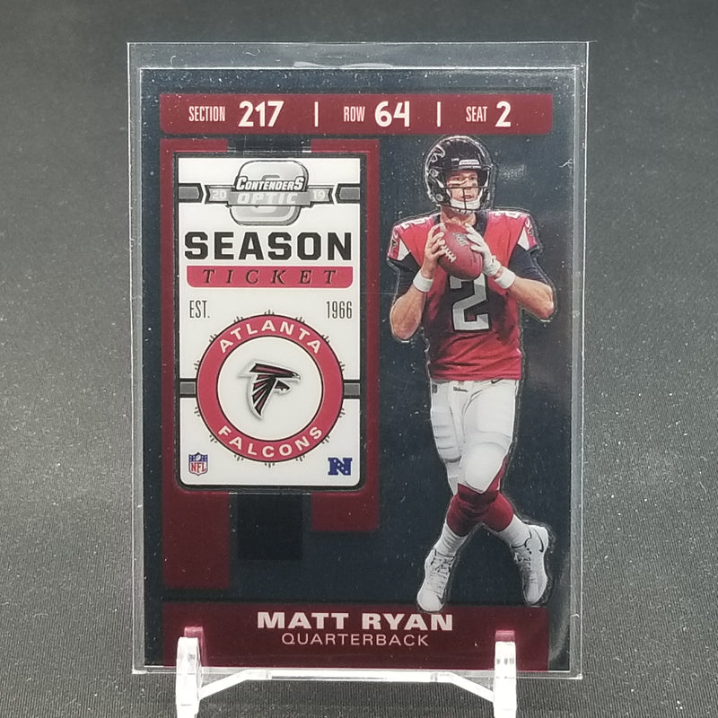 2019 PANINI CONTENDERS OPTIC - SEASON TICKET - M. RYAN -