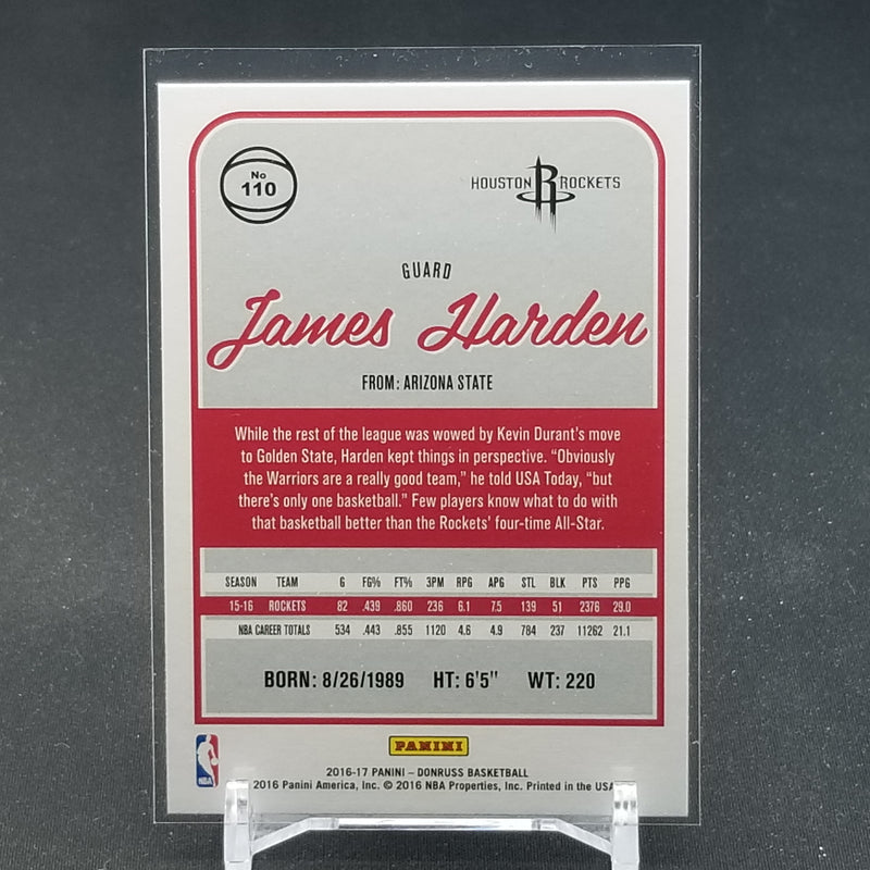 2016 PANINI DONRUSS - J. HARDEN -