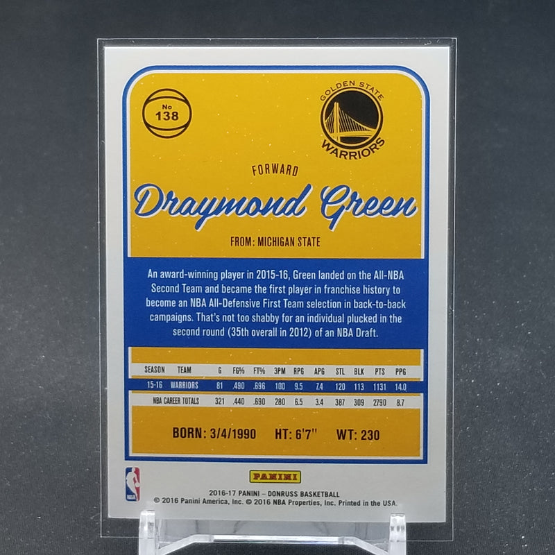 2016 PANINI DONRUSS - RED SUNBURST - D. GREEN - #138 - #'D/99