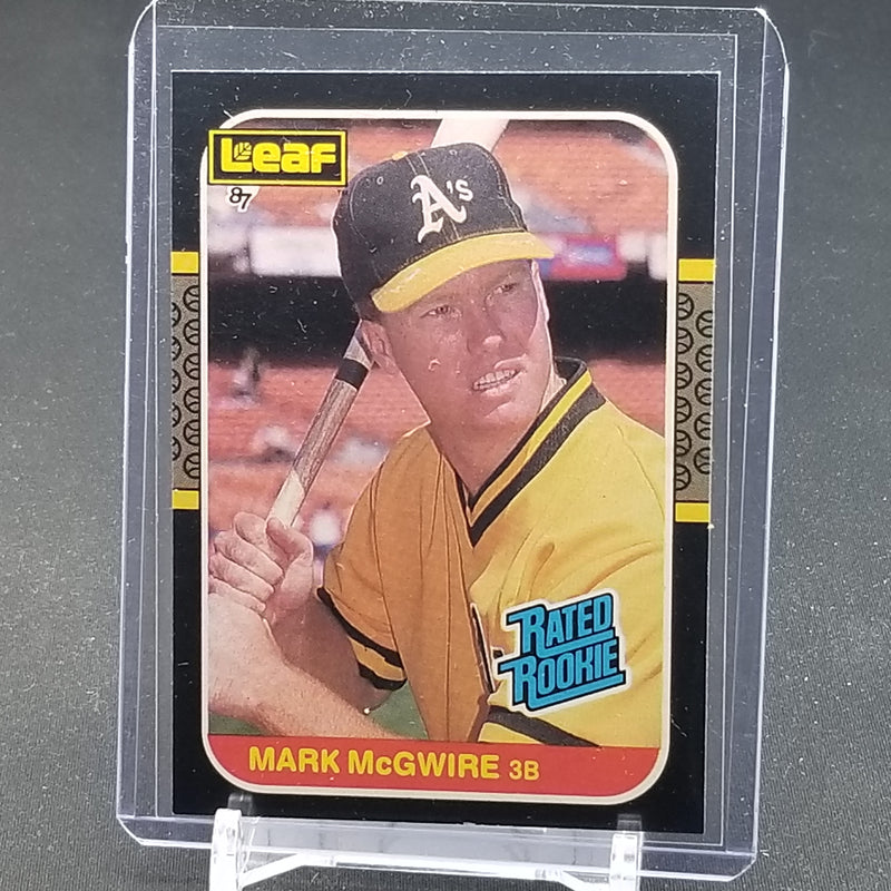 1987 LEAF - RATED ROOKIE - M. MCGWIRE -