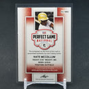 2019 LEAF - PERFECT GAME NATIONAL - BLACK - N. MCCOLLUM - #BA-NM2 - #'D/50 - AUTOGRAPH