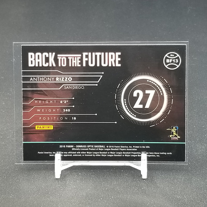 2016 PANINI DONRUSS OPTIC - BACK TO THE FUTURE - A. RIZZO -