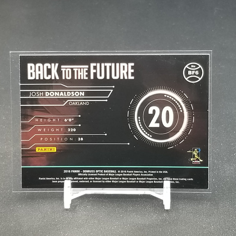 2016 PANINI DONRUSS OPTIC - BACK TO THE FUTURE - J. DONALDSON -