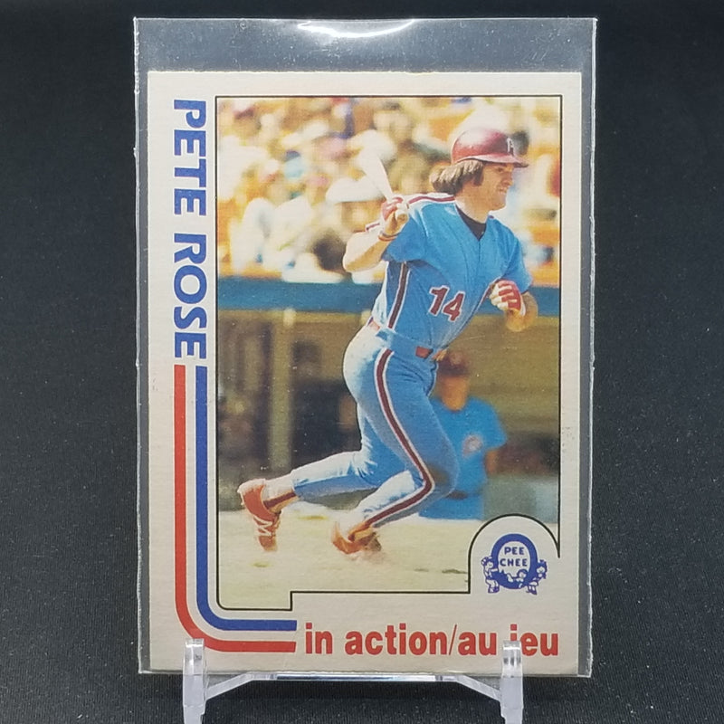 1982 O-PEE-CHEE - IN ACTION - P. ROSE -