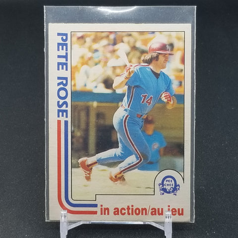 1982 O-PEE-CHEE - IN ACTION - P. ROSE - #24