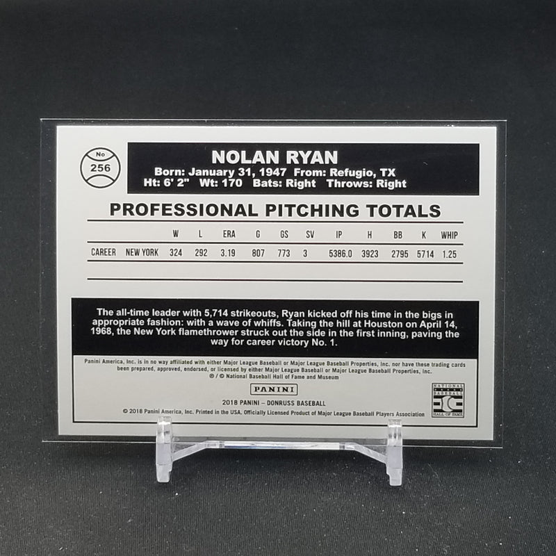 2018 PANINI DONRUSS - N. RYAN -