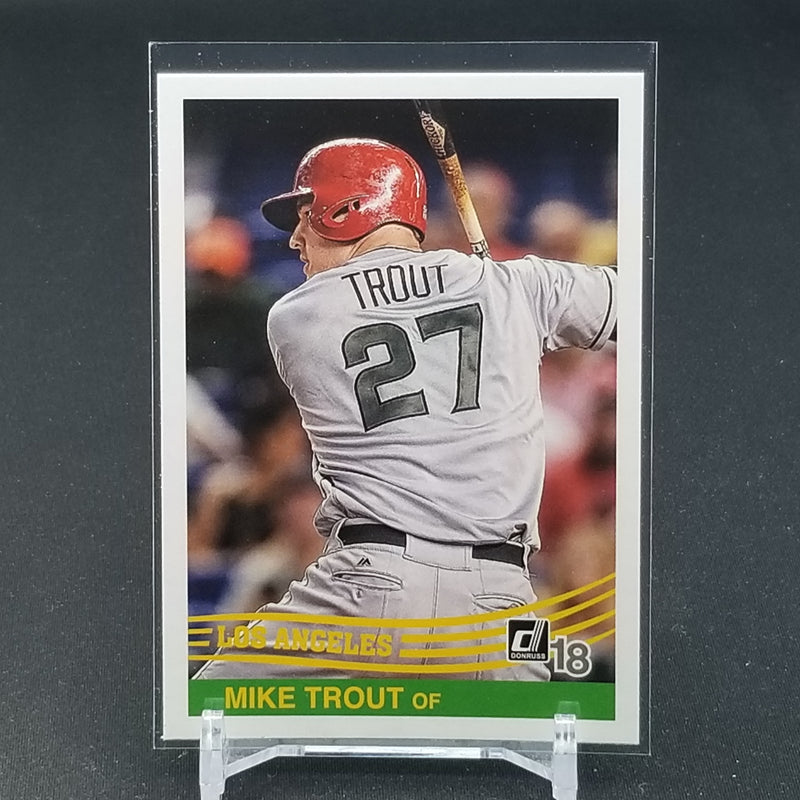 2018 PANINI DONRUSS - M TROUT -