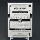 2018 PANINI DONRUSS - STAT LINE CAREER - VARIATION - Y. MOLINA - #176 - #'D/82 - RC