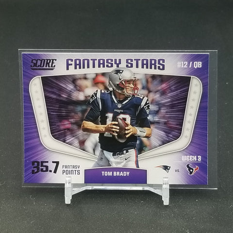 2018 PANINI SCORE - FANTASY STARS - T. BRADY - #6