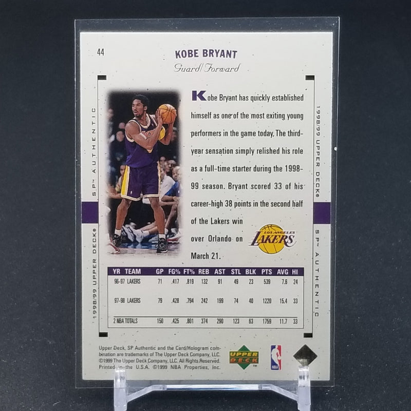 1999 UPPER DECK SP AUTHENTIC - K. BRYANT  -