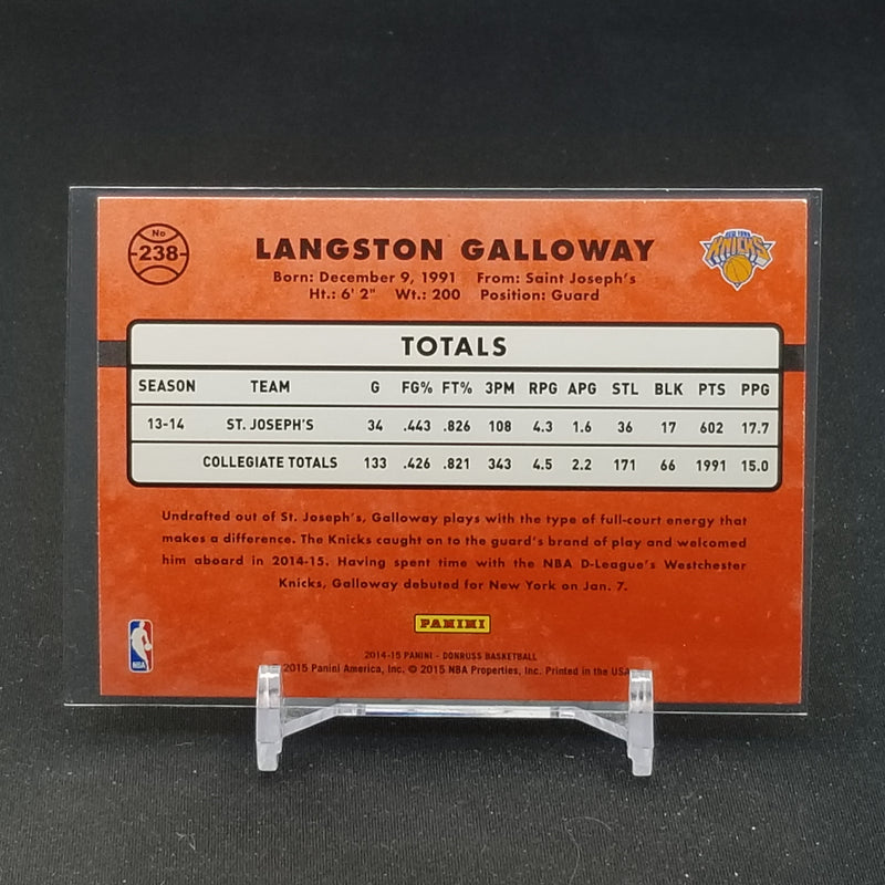 2014 PANINI DONRUSS - L. GALLOWAY -