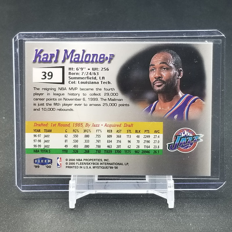 2000 FLEER MYSTIQUE - K. MALONE -