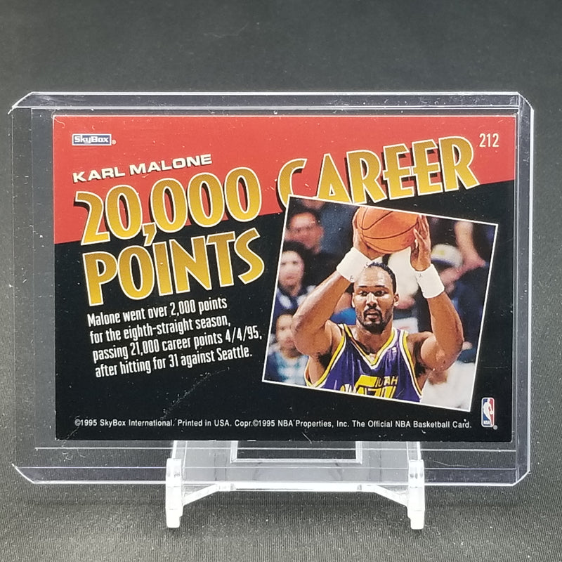 1995 SKYBOX - MILESTON - K. MALONE -