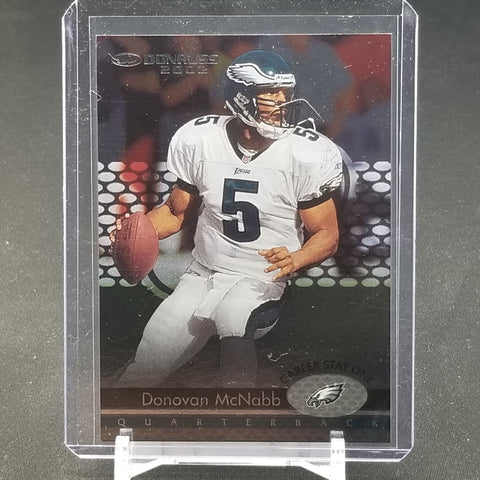 2002 DONRUSS - CAREER STAT LINE - D. McNABB - #144 - #'D/215