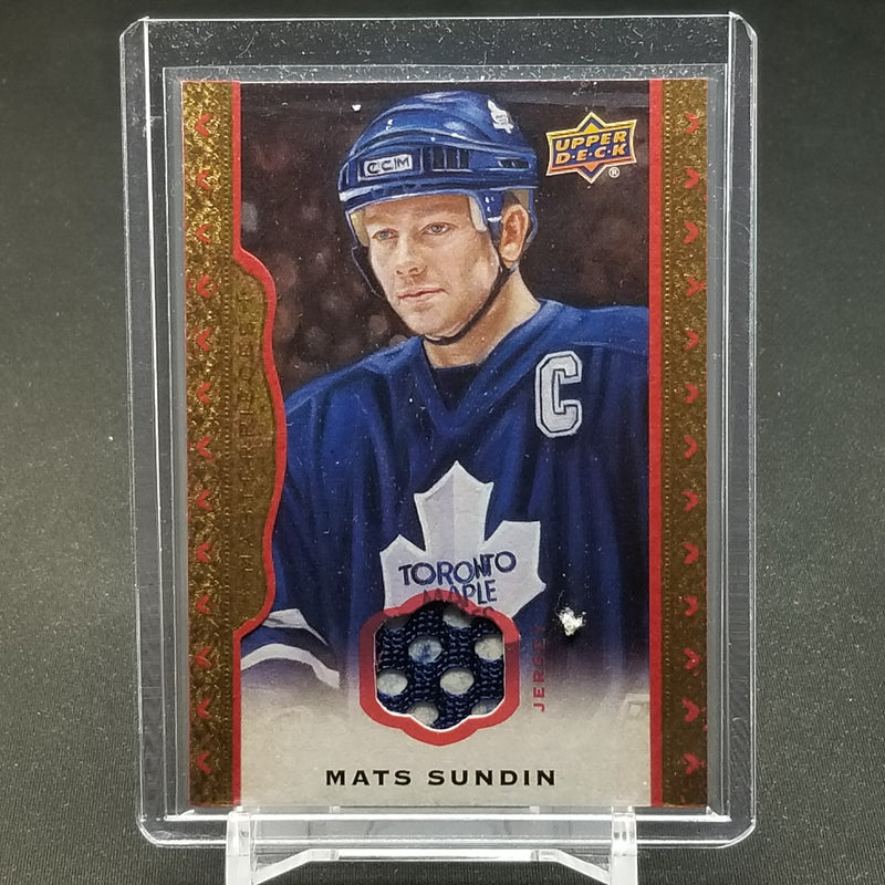 2014 UPPER DECK MASTERPIECES - M. SUNDIN - #122 - #'D/85 - RELIC
