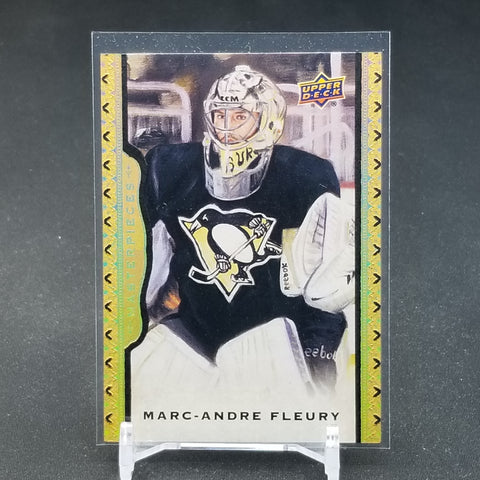 2014 UPPER DECK MASTERPIECES - BLACK - M. FLEURY - #38 - #'D/50
