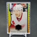 2014 UPPER DECK MASTERPIECES - D. ALFREDSSON - #13 - #'D/25 - STICK RELIC