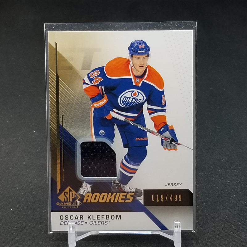 2014 UPPER DECK SP GAME-USED - O. KLEFBOM - #105 - #'D/499 - RELIC - RC
