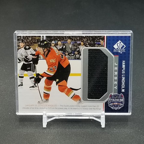 2014 UPPER DECK SP GAME-USED - STADIUM SERIES - H. LINDHOLM - #SS-HL - RELIC