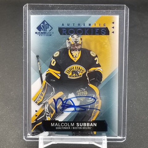 2015 UPPER DECK SP GAME-USED - AUTHENTIC ROOKIES - M. SUBBAN - #125 - AUTOGRAPH - RC